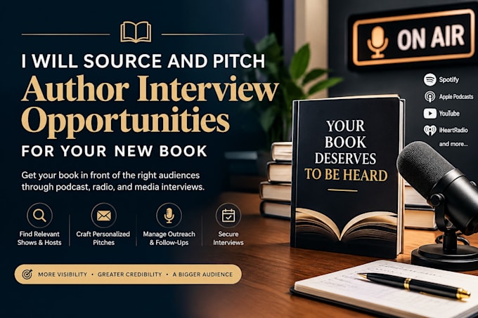 source and pitch author interview opportunities for your new book