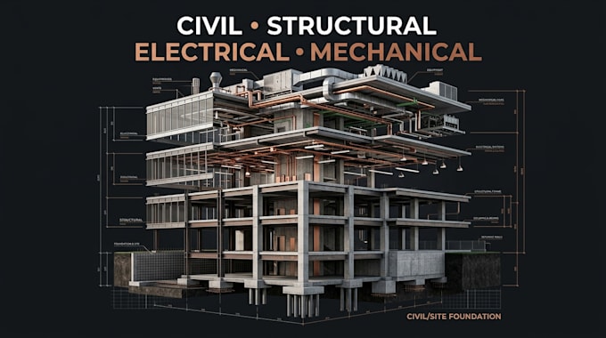 do civil structural electrical mechanical projects