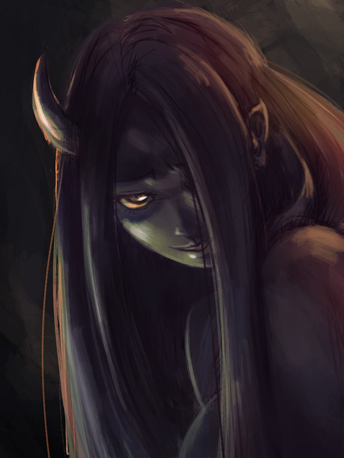 draw creatures and horror