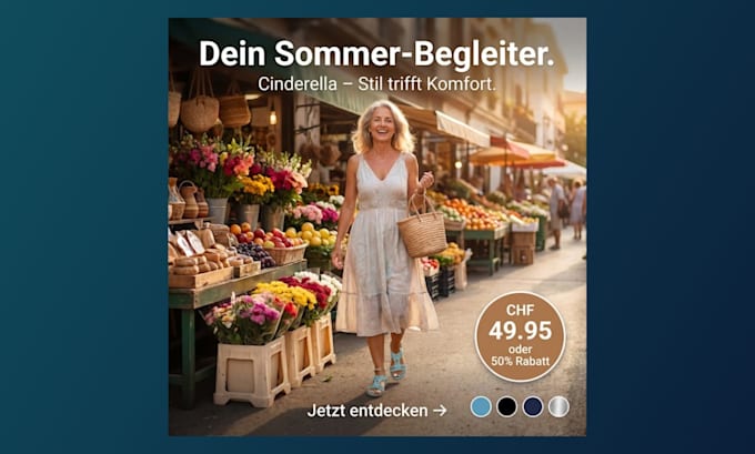design high converting static ads for facebook and instagram