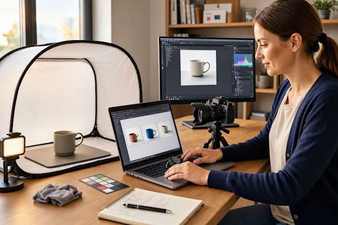 do product image design and product editing for amazon