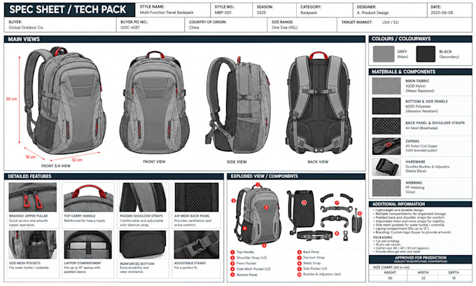 create backpack tech pack for travel, laptop, school and outdoor bags