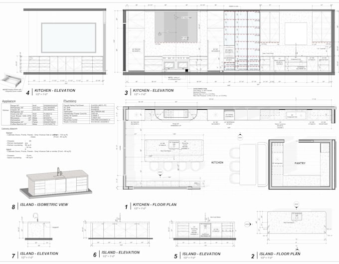 draft interior shop drawings in autocad