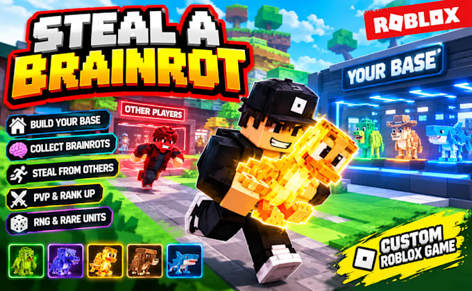 create roblox brainrots game simulator tycoon pvp rng steal a brainrots game