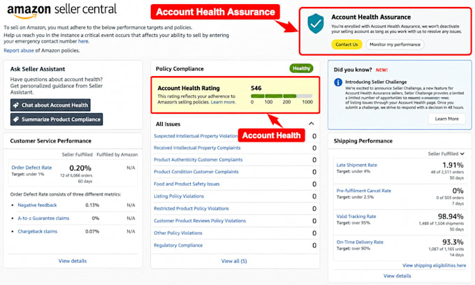 be your amazon operations manager and account health expert