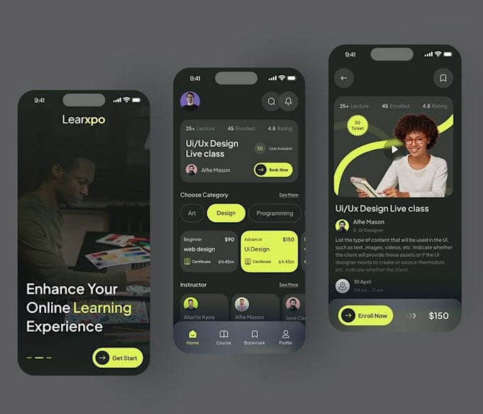 develop an education, e learning or school management app