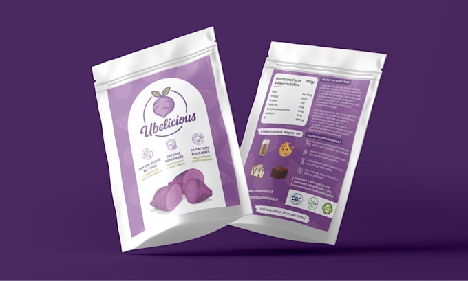 create a print ready product label design for your brand