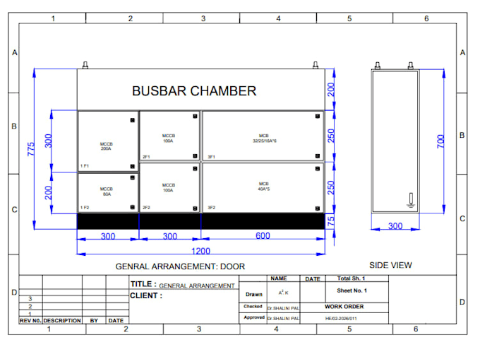 design electrical panels and electrical drawings in autocad