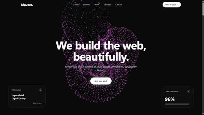 build a modern responsive website