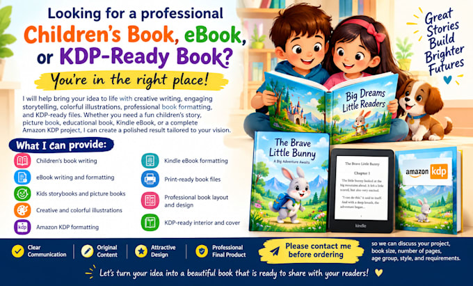 write and format a professional ebook for amazon KDP