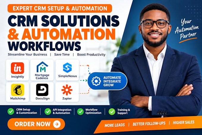 do insightly mortgage cadence simplenexus mailchimp docusign zapier integration