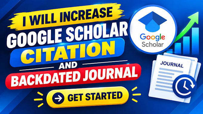 increase google scholar citation and backdated journal