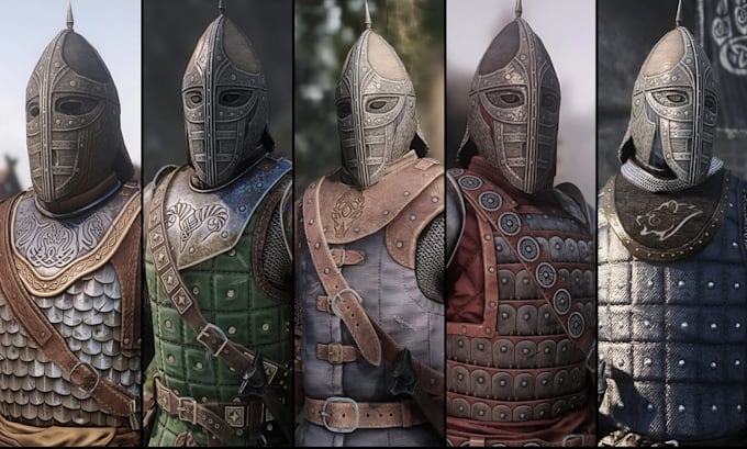 create bannerlord, skyrim, bg3, elden ring, fallout armor models