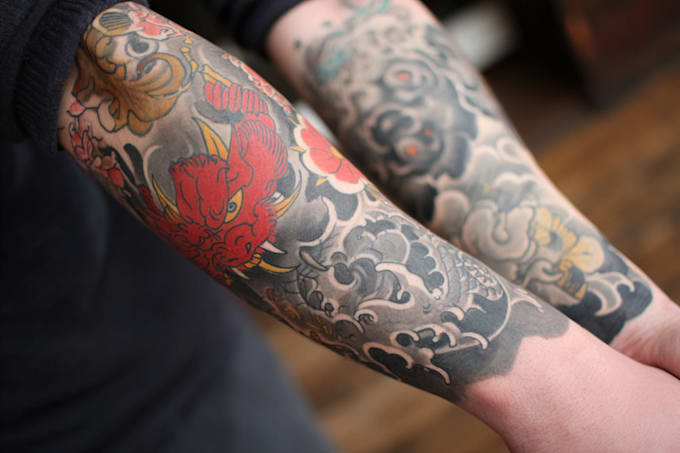 create a custom japanese irezumi tattoo design