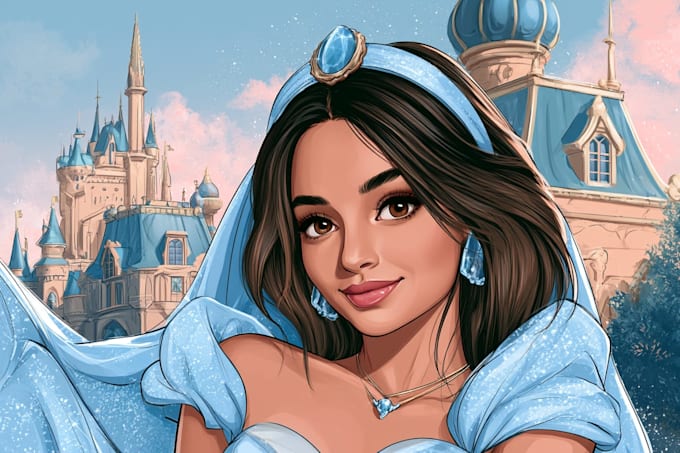 make yourself a fabulous disney cartoon portrait