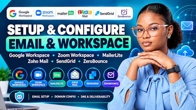 setup google workspace zoom workspace mailerlite zoho mail sendgrid zerobounce