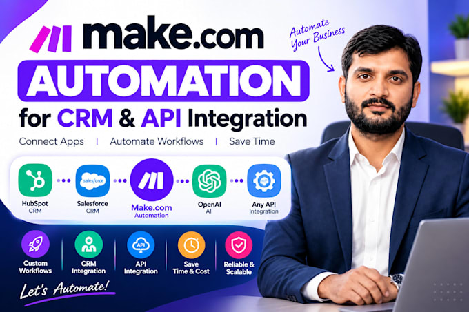 build make automation for CRM and API integration