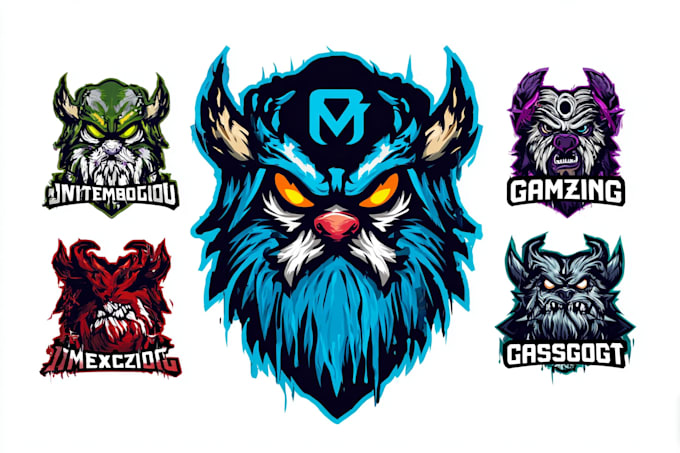 design mascot logo for gaming, sports,