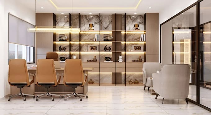 remodel office interior,open plan workspace,modern conference room,optimized led