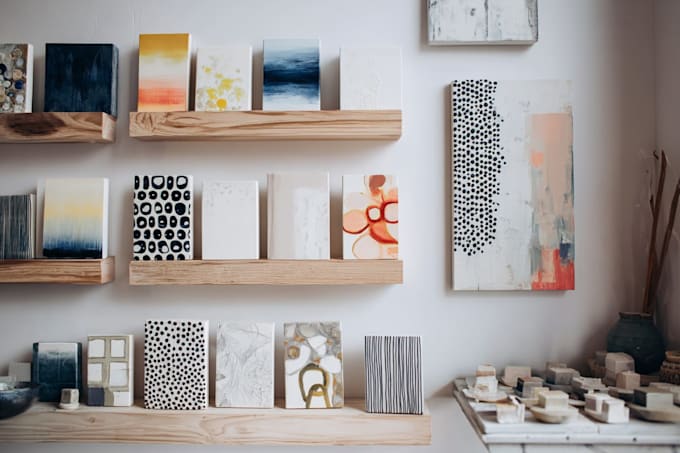 design printable abstract wall art for etsy