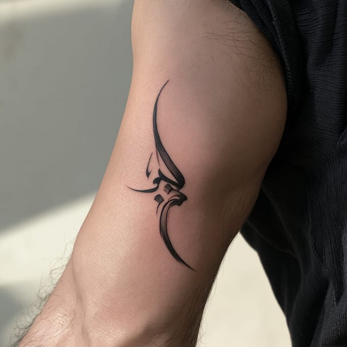 draw a custom tattoo design and tattoo illustration