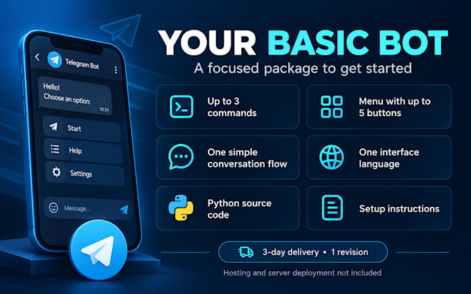 build a custom telegram bot in python