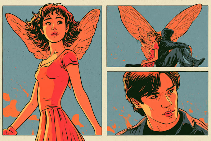 make comic illustrations for publishing