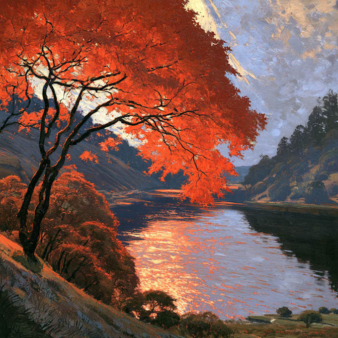 landscape oil painting art