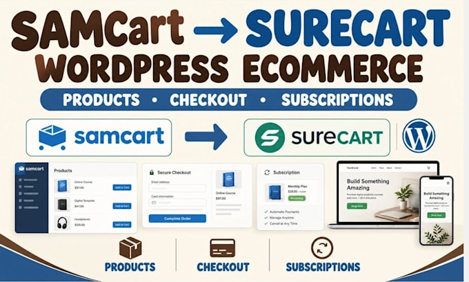 build surecart wordpress ecommerce store fix checkout issues website migration