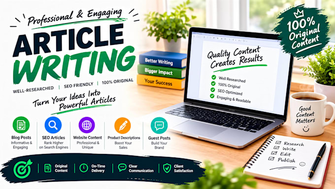 write high ranking article writing