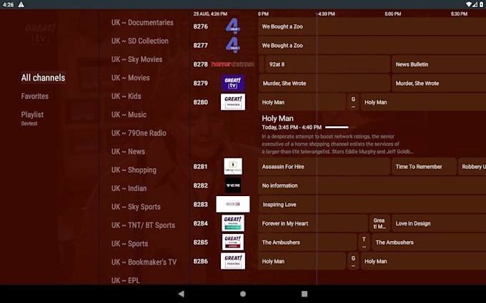 develop and customize iptv, ott and streaming apps