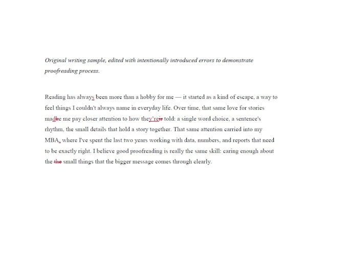 proofread and edit your book or manuscript
