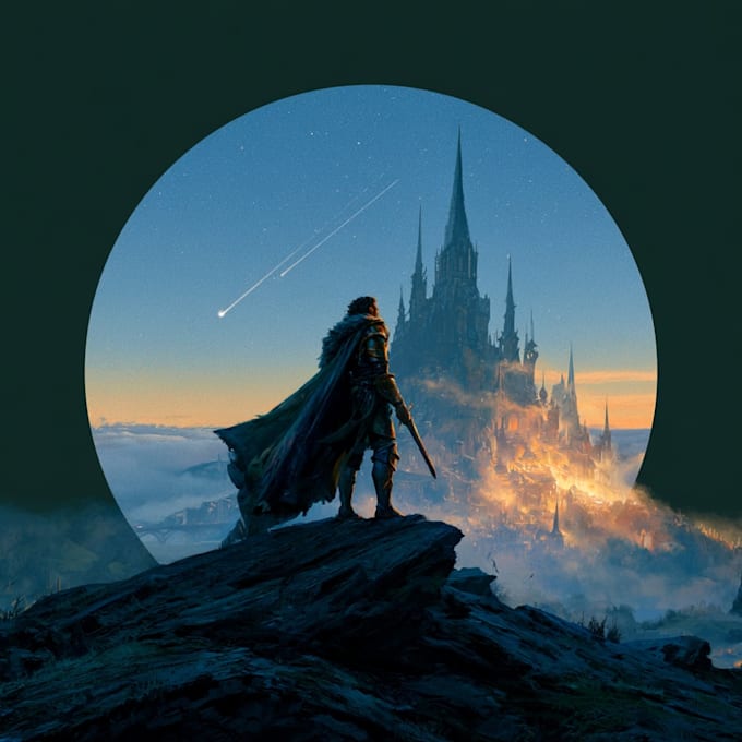 create fantasy album cover art for spotify and streaming
