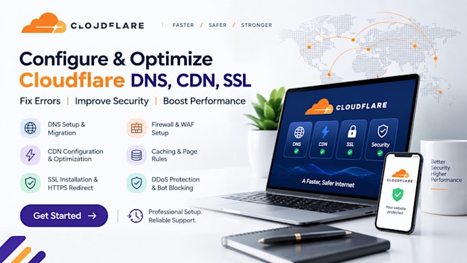 fix broken dns records, ssl, cname, mx, and cloudflare setup