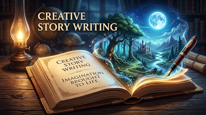 write engaging fictional, moral and creative stories