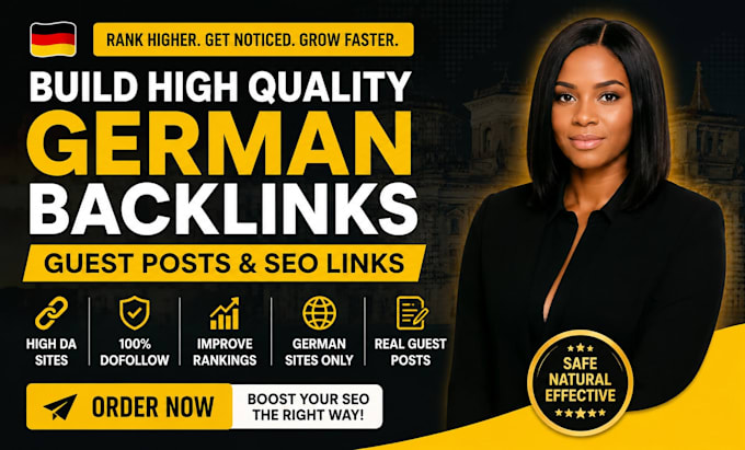 build high quality german backlinks, guest posts and SEO links dofollow baclink