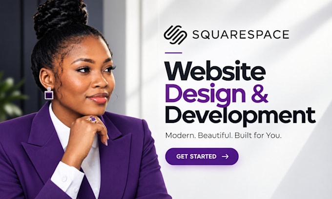 build modern squarespace website design redesign squarespace website development