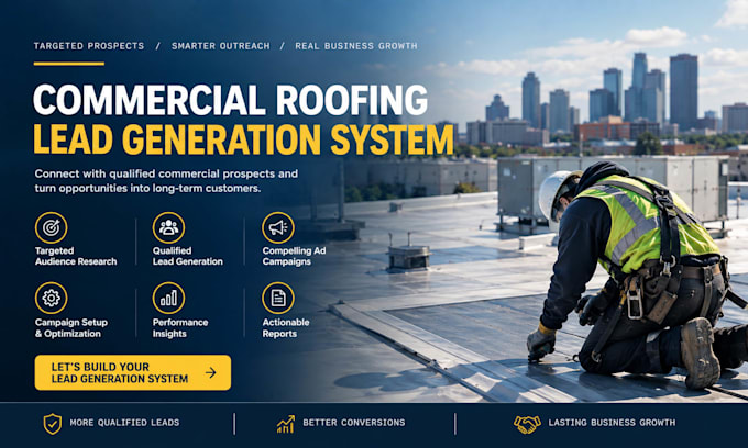 build a commercial roofing lead generation system for targeted prospects