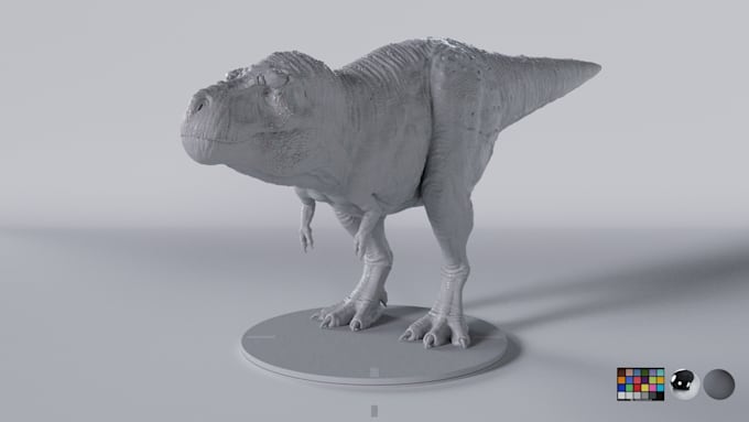 create a realistic 3d creature or monster