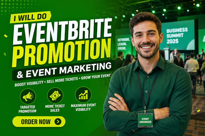 do eventbrite event promotion, ticket sales and webinar marketing