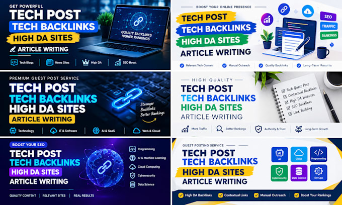 build quality tech backlinks using tech guest post on high da tech websites