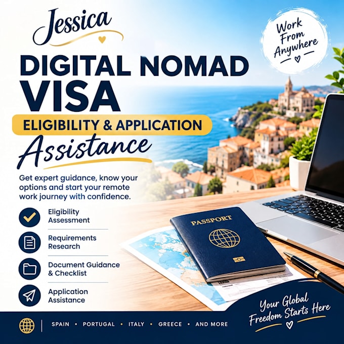 provide digital nomad visa eligibility and application assistance