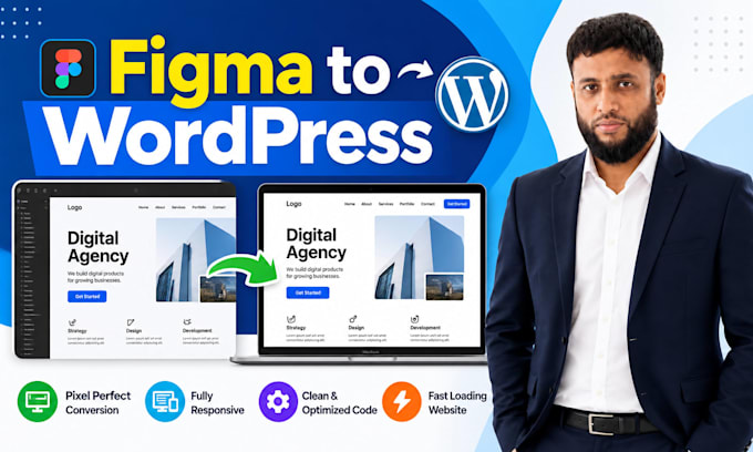 design figma to wordpress website
