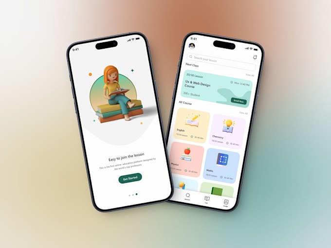 build school management app, e learning app, educational app, parent control app