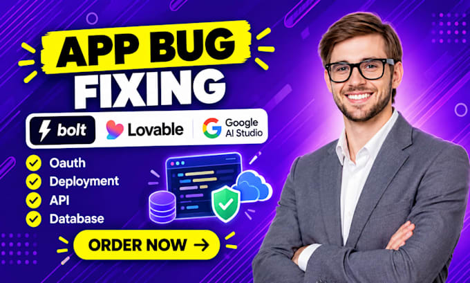 fix bolt lovable google ai studio app oauth deployment api database domain error