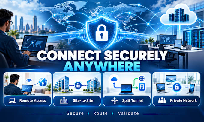 configure and troubleshoot openvpn, ipsec, netbird and secure remote VPN