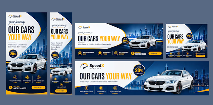design eye catching web banners and display ads