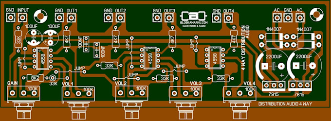 design pcb layout circuit and electronics