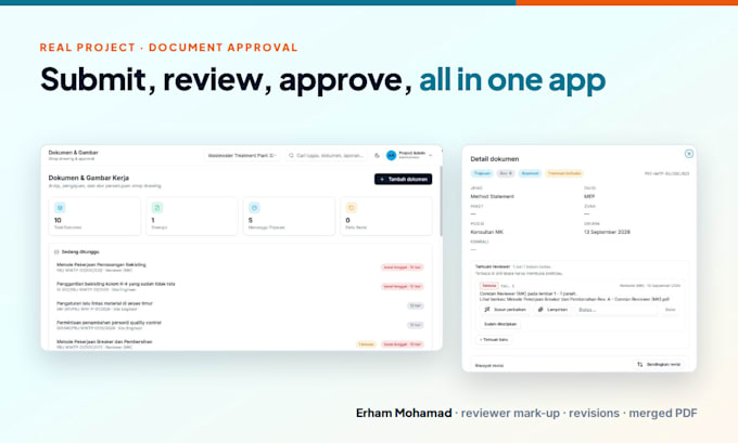 build a custom construction project dashboard web app