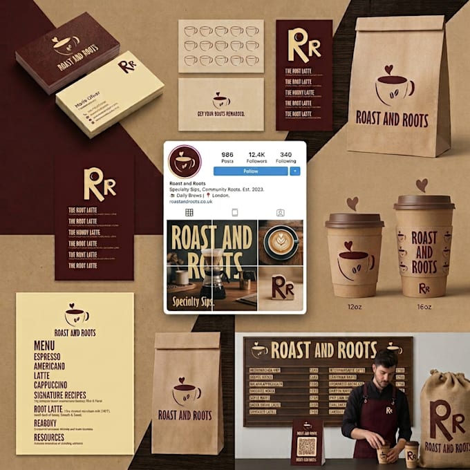 do modern minimalist custom business logo design